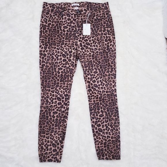 Good Waist Ankle Skinny Jeans Cheetah sz 16 - Picture 2 of 7